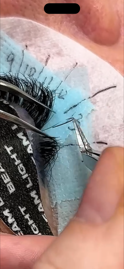 1:1 Pro Lash Extension Masterclass - Preparation, application, removal of outgrown lashes, Business & Content strategy